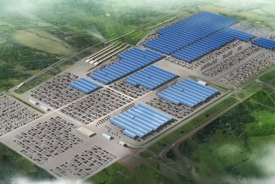 ルノー、自動車業界最大の太陽電池プロジェクトを実施 画像