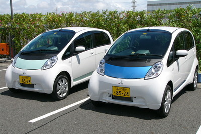 三菱 i-MiEV、台湾新幹線新竹駅にタクシーを配備 画像