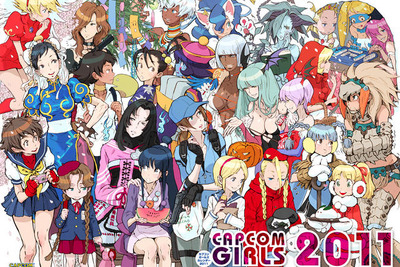 ガールズ＆ヒーローズ、カプコンカレンダー2012年版予約開始 画像