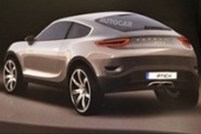 ポルシェの小型SUV、ケイジャン…デザイン見えた?! 画像