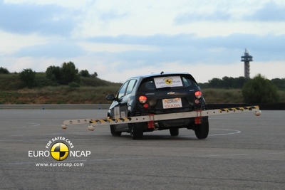 【ユーロNCAP】シボレー ソニック に最高評価の5つ星 画像