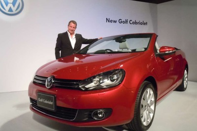 【VW ゴルフカブリオレ 日本発表】コンパクトオープン唯一のエコカー対象車 画像