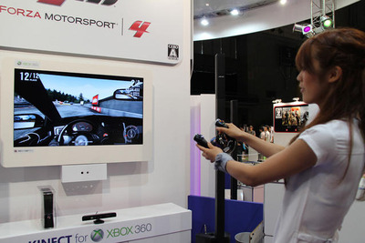 【東京ゲームショウ11】エアハンドル…Xbox 360『Forza Motorsport 4』 画像