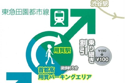 用賀PAで渋滞を避ける…高速バスから電車へ乗り継ぎ 画像
