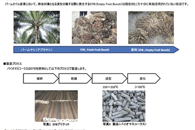 新日鉄エンジニアリング、マレーシアでバイオマスコークスを製造へ 画像