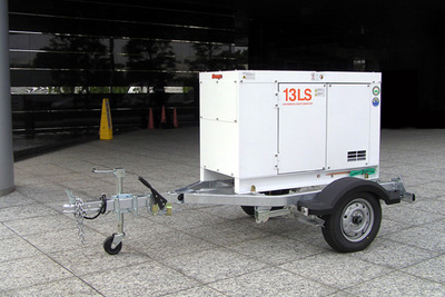 協和エクシオ、トレーラー一体型の移動式電源車を発売 画像