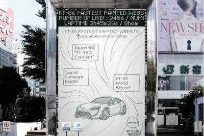 トヨタ、FT-86 イベントを生中継…屋外広告を作成 画像