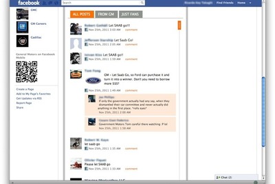 GMの公式Facebook、サーブファンが占有の異常事態に 画像