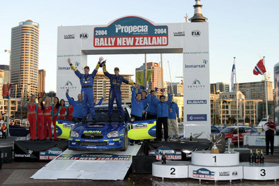 【WRCラリーニュージーランド】リザルト…スバル、ソルベルグが僅差で勝利 画像