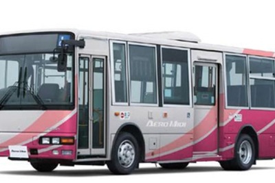 三菱 エアロミディ もポスト新長期規制に適合、中型バス初の2015年燃費基準も達成 画像