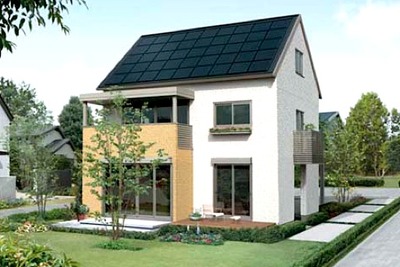 車から家へ電力供給、先行配線した住宅　ミサワホームEdu 画像