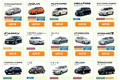 ［エコカー補助金 対象車リスト］トヨタは31モデル 画像