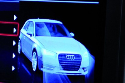 【CES 12】アウディ A3 次期型…ナビ画面でチラ見せ 画像