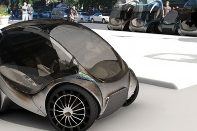 折りたたみ自動車が登場、しかもEV　スペイン 画像