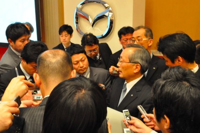 マツダ山内社長、海外生産比率を50%に引き上げ…2015年までに 画像