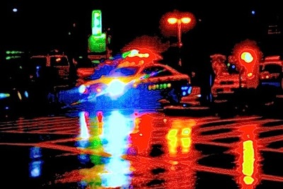路面電車、軌道内ではみ出し停止していたクルマに追突 画像
