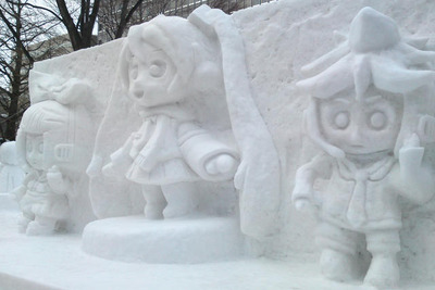 ［さっぽろ雪まつり］初音ミクの雪像、再製作へ 画像