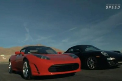 ポルシェ 911 vs テスラ ロードスター…加速対決［動画］ 画像