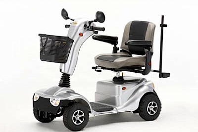 電磁ブレーキやノーパンクタイヤ採用の電動車いす　フランスベッドが発売 画像