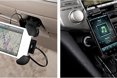 サンワサプライ、充電用USBポート付のスマートフォン車載ホルダーを発売  画像