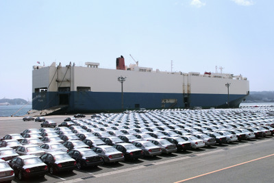 自動車輸出、45万台で2か月連続のプラス…2月実績 画像