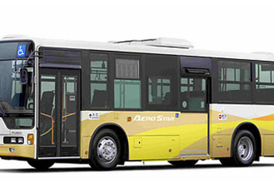 三菱ふそう、ブレーキオーバーライドシステム搭載の大型路線バスを発売 画像