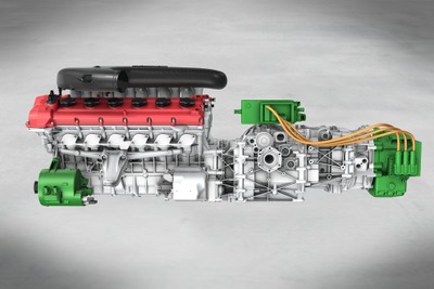 【北京モーターショー12】フェラーリ、HVシステムの進化形を公開…エミッションは40％削減 画像