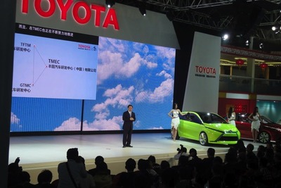 【北京モーターショー12】トヨタ汽車副総経理、能力増は全く心配していない 画像