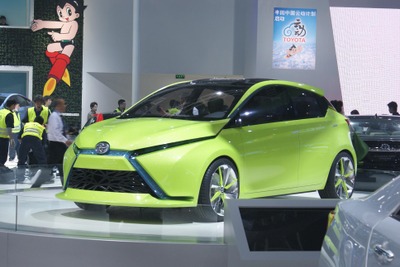 【北京モーターショー12】トヨタの小型コンセプトカー…新グローバルFF車台か 画像
