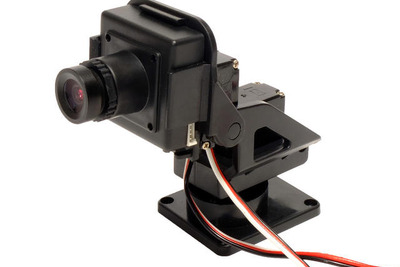 パイロット気分を味わう…ラジコン飛行機搭載カメラとゴーグル型ディスプレイ 画像