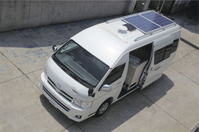 【東京キャンピングカーショー12】ソーラーパネル搭載車が多数　7月7-8日  画像