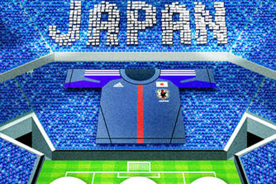 サッカー日本代表戦の感動をアプリで共有 画像