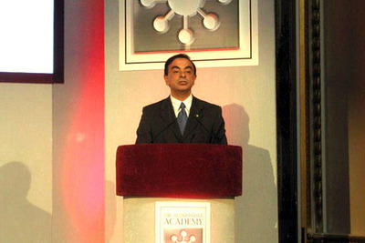 ゴーン日産社長がロンドンで講演「トレーニングが重要」 画像
