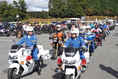 伊豆スカイライン、ライダー事故ゼロ作戦を実施 7月22日 画像