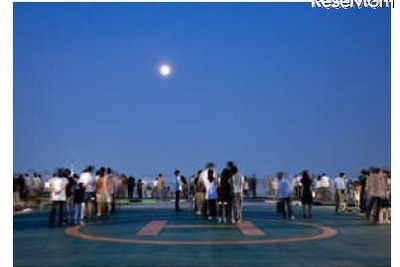 六本木ヒルズ屋上で天体観測 画像