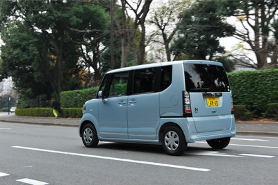 【ホンダ N BOX プラス 発表直前】190cmでも寝られるベッドモード 画像