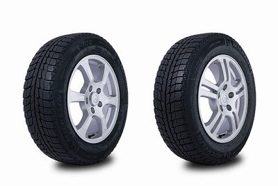 日産、アルミホイールとスタッドレスタイヤのセット商品 画像