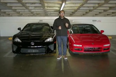 レクサス LFA とホンダ NSX、新旧スーパーカーを比較［動画］ 画像