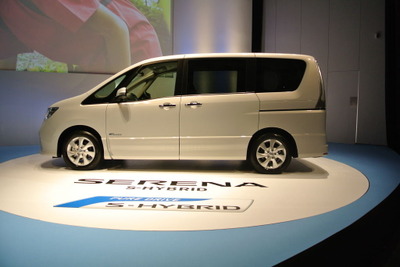 【日産 セレナ S-HYBRID 発売】片桐副社長「シェアトップ磐石に」 画像