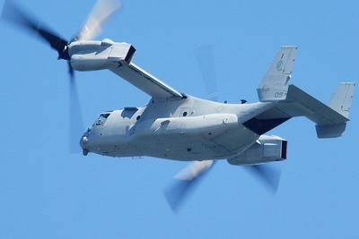 普天間離着陸のMV-22 オスプレイは専用モードを使用 画像