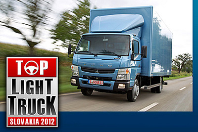 三菱ふそう、新型キャンター がスロバキアの小型トラック賞を2年連続で受賞 画像