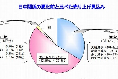 反日デモ、企業の約3割が悪影響…帝国データバンク調べ 画像