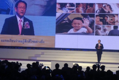 【トヨタ タイ進出50周年】バンコクで記念式典を挙行…豊田社長「タイは中核的な生産拠点」 画像