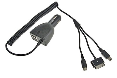 エバーグリーン、ドライブ中に複数台モバイル充電が可能なケーブルを発売…1299円 画像