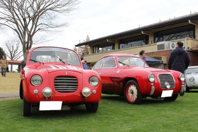 CLUB ZAGATO GIAPPONE 2012 in NUMAZU　ザガートモデルが芝生の上に展示 ［写真蔵］ 画像