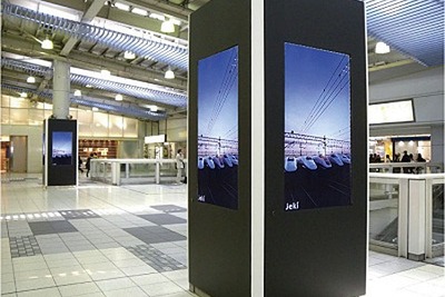JR6社が連携、駅構内の電子看板を使ったネットワーク広告開始 画像