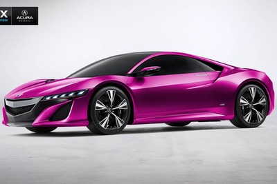 ホンダ NSX 次期型のカラーリングを楽しむ…Facebookで公開 画像