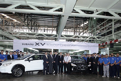 スバル XV、マレーシアでの現地組立生産を開始 画像