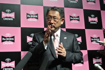 トヨタ豊田社長、安倍新政権「ありがたい公約があり期待している」 画像