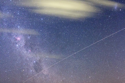 国際宇宙ステーションと天の川が綴る…南半球、夏の夜の物語 画像